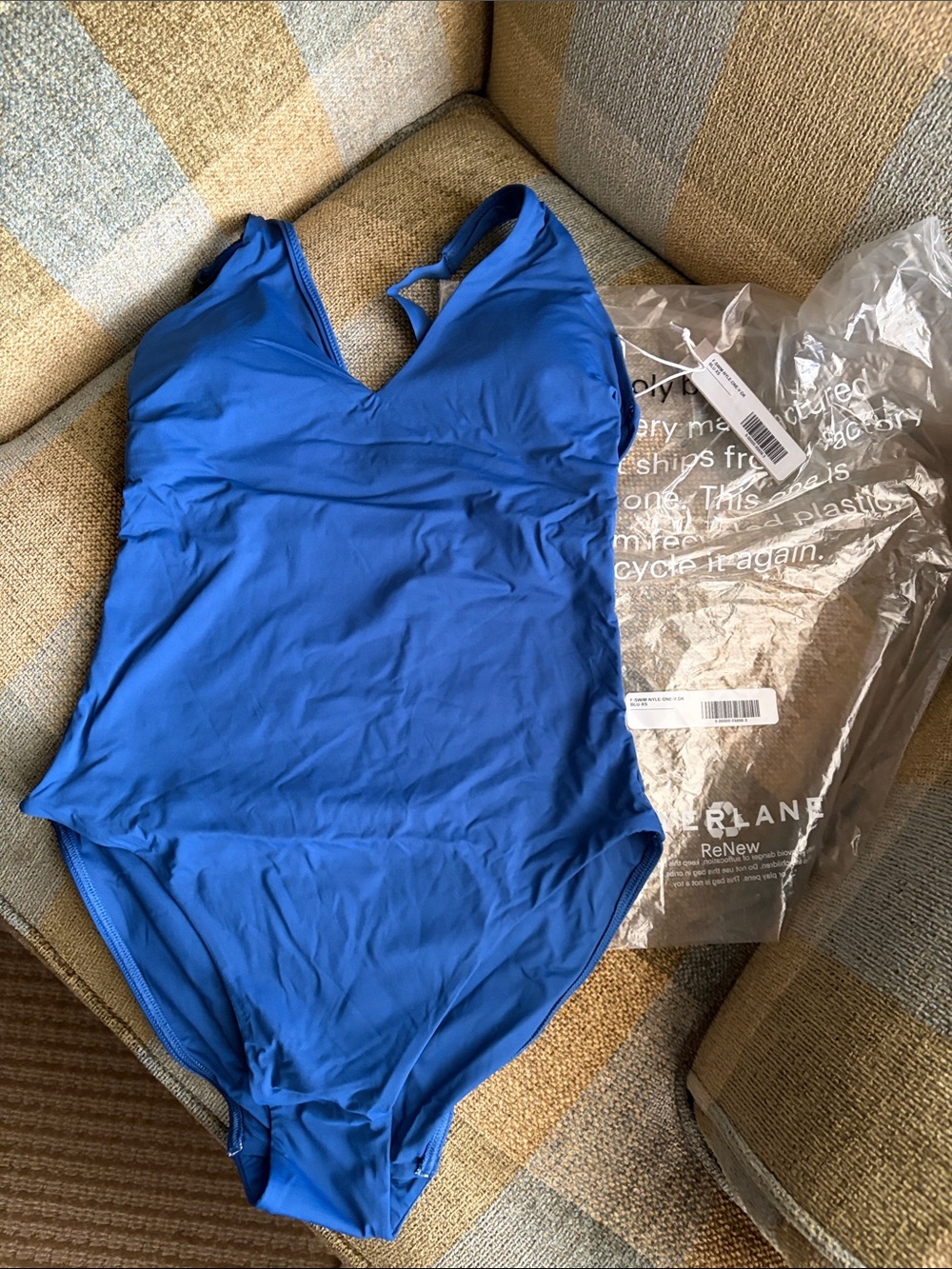 Everlane Royal Blue One-Piece Swimsuit